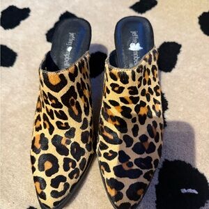 Jeffrey Campbell Leopard Mules